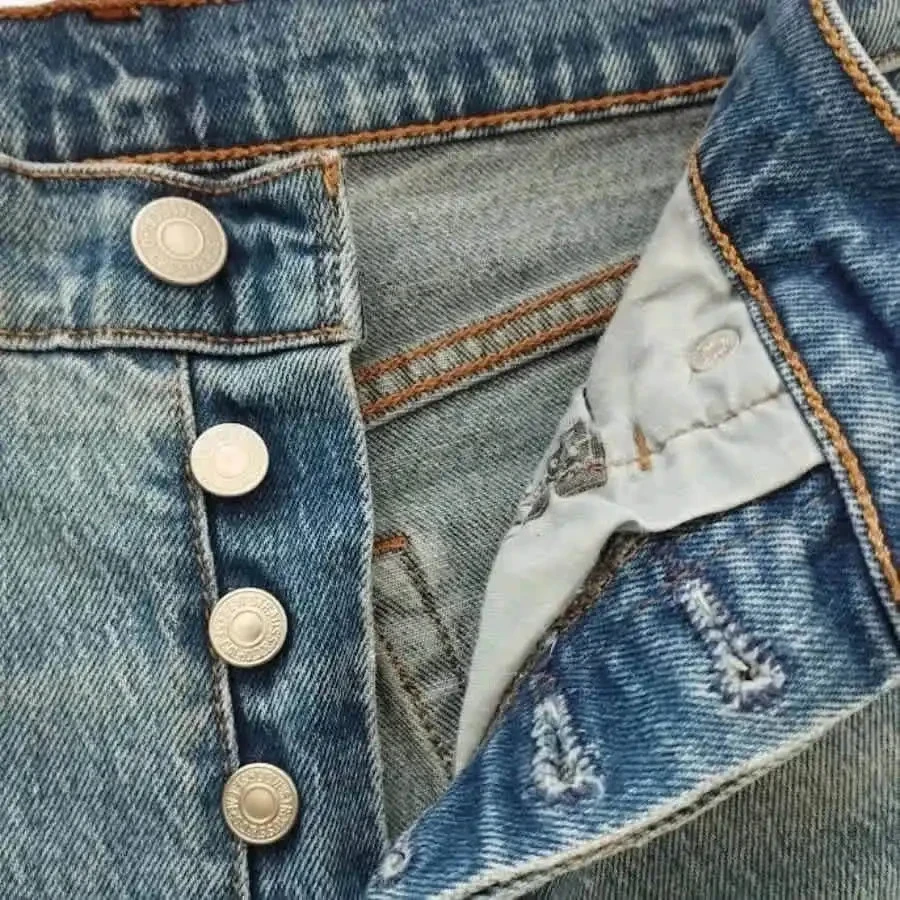 Levi's premium 501 - straight crop-snit - hoge taille - rekbaar - zeer goede staat – photo 11